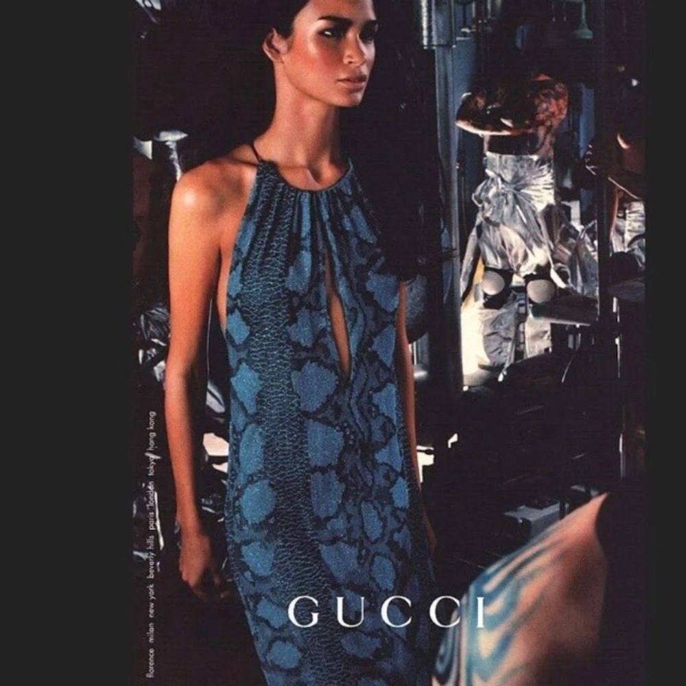 Tom Ford For Gucci Iconic Python Beaded Dress S/S… - image 8